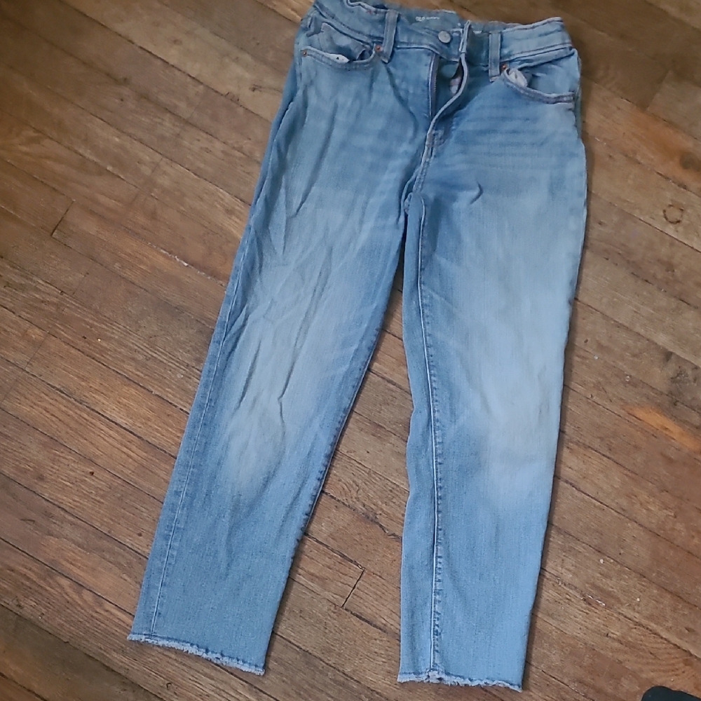 Old Navy Girls Size 12 OG High Rise Straight Jeans